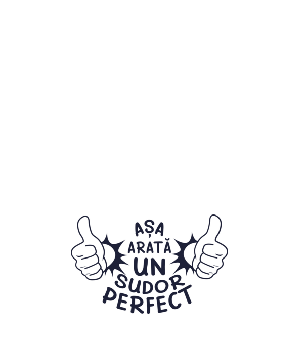 Așa arată un SUDOR perfect model negru pe tricou