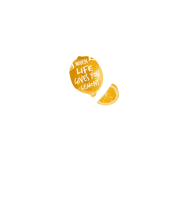 When life gives you lemons... model gri închis pe tricou