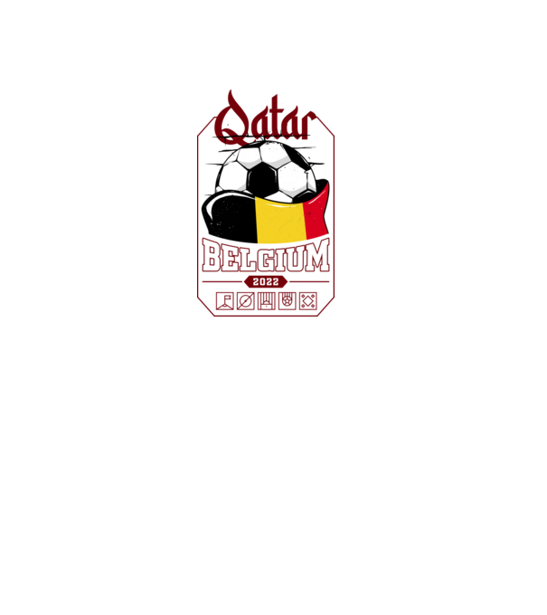 Qatar teams Belgium model negru pe tricou