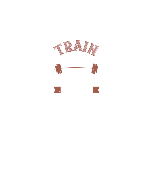 Train Hard model negru pe tricou