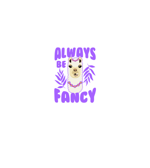 Always be fancy model negru pe tricou