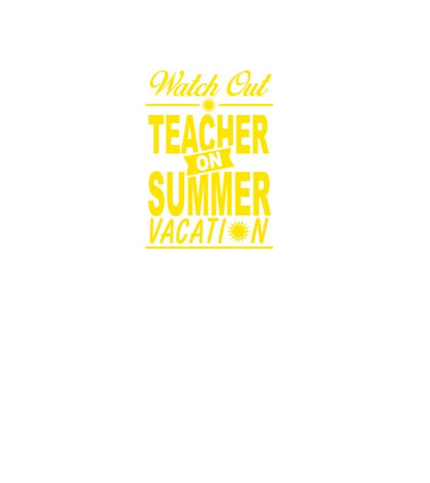 Profesor vacanță de vară ENG model negru pe tricou