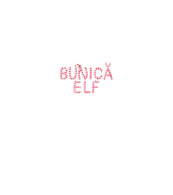 bunică elf model negru pe tricou