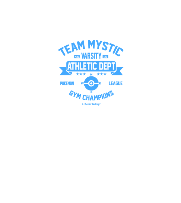Mystic champions model negru pe tricou