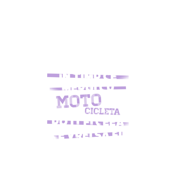 în timp ce mergi cu motocicleta poți fi ceea ce vrei să fii - în acel moment model negru pe tricou