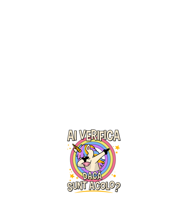 Ai verifica dacă sunt acolo? model albastru închis pe tricou