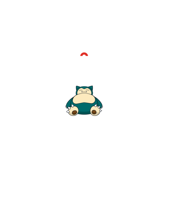 Keep Calm Snorlax model negru pe tricou