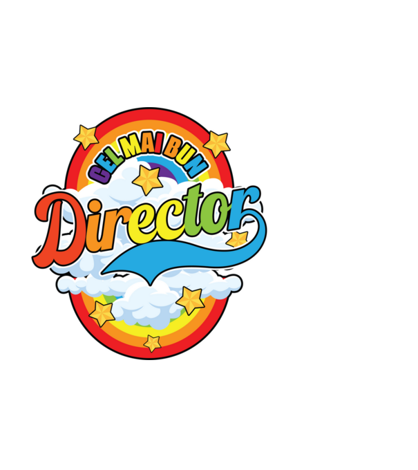 Cel mai bun director model negru pe tricou