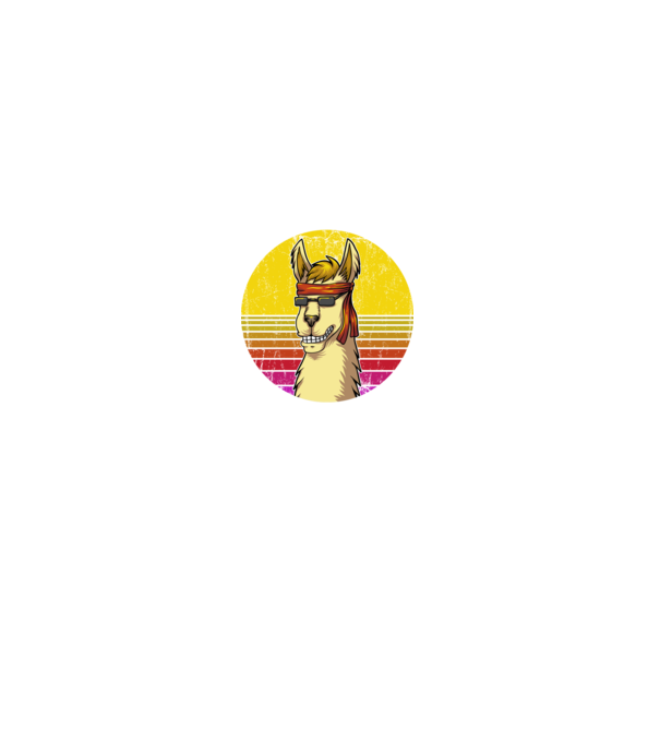 No Prob LLama - Láma model negru pe tricou