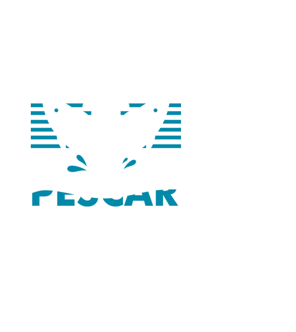 Pescar original model negru pe tricou