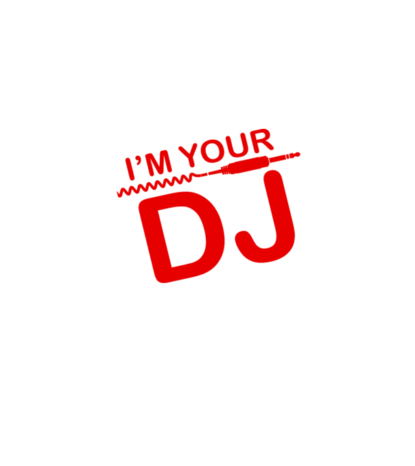 Im your DJ model negru pe tricou