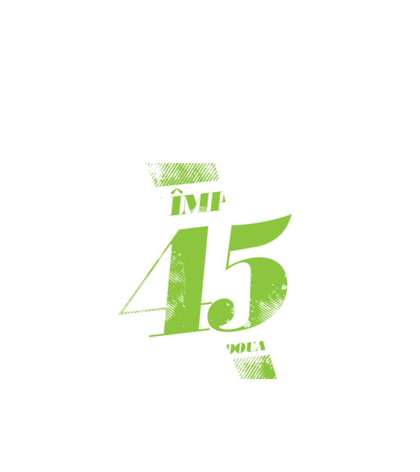Am împlinit 45 ani pentru a doua oară model negru pe tricou