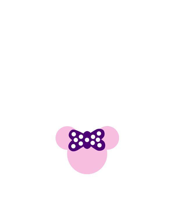 Minnie model roz deschis pe tricou