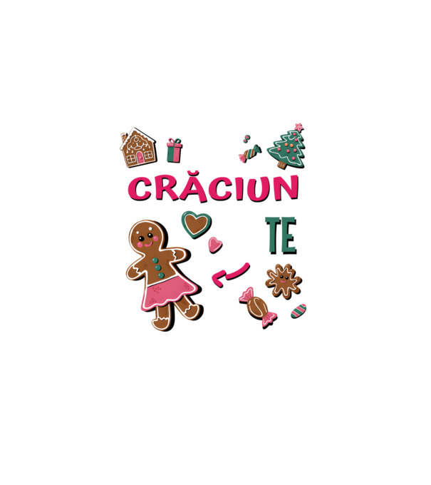 Tot ce-mi doresc de Crăciun să TE Femei Negru model turcoaz pe tricou