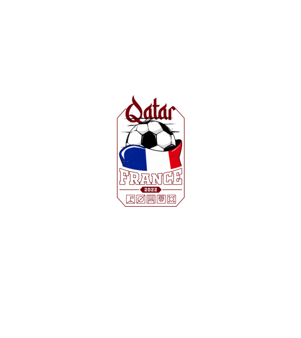 Qatar teams France model negru pe tricou