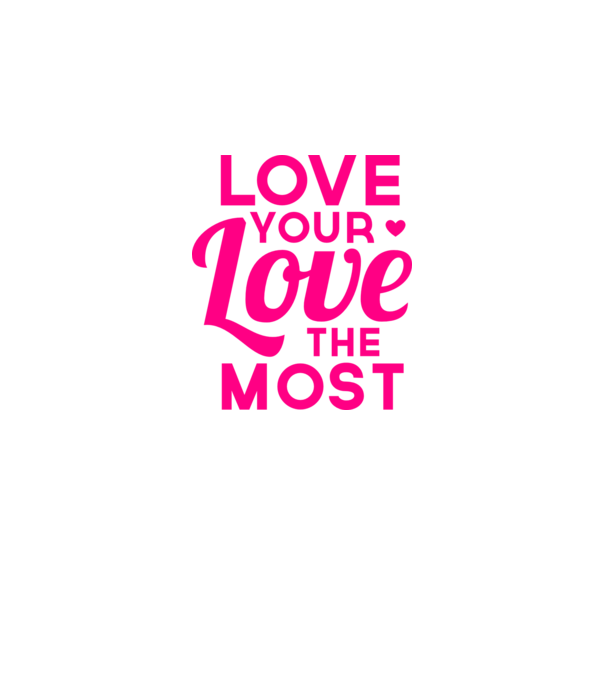 love most model alb pe tricou