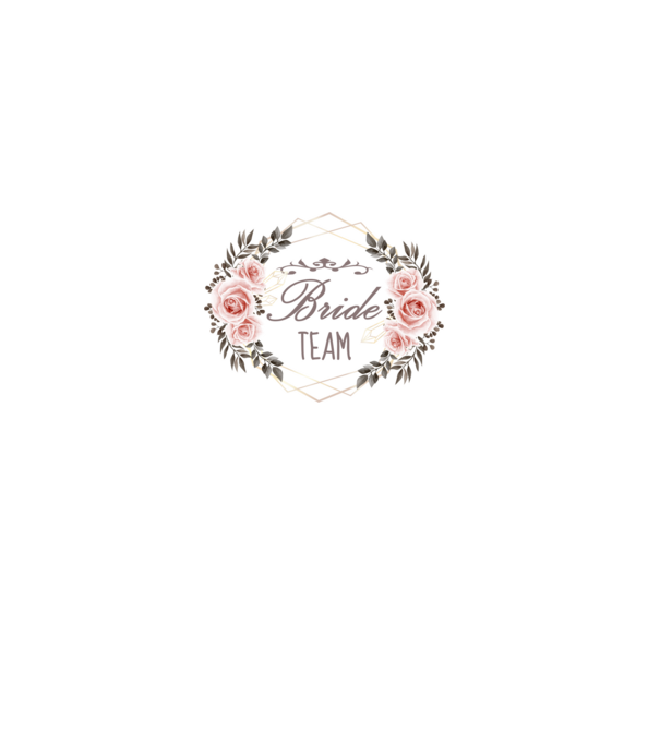Vintage Bride team model alb pe tricou