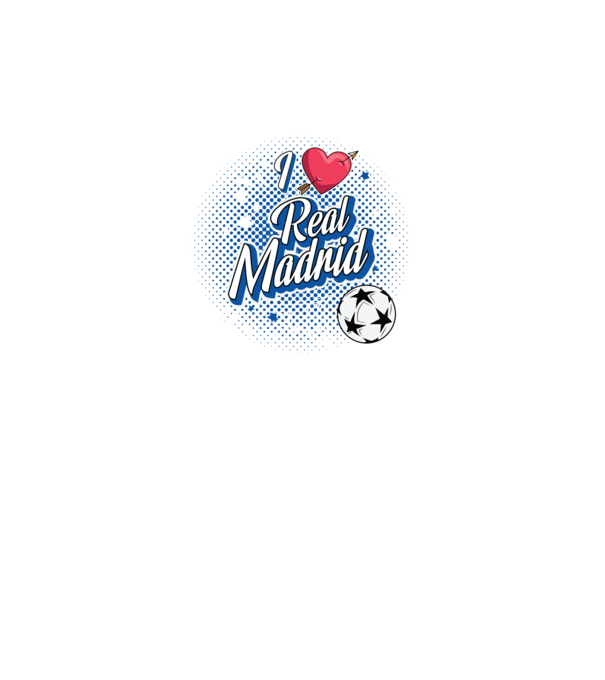 Popart RealMadrid model negru pe tricou