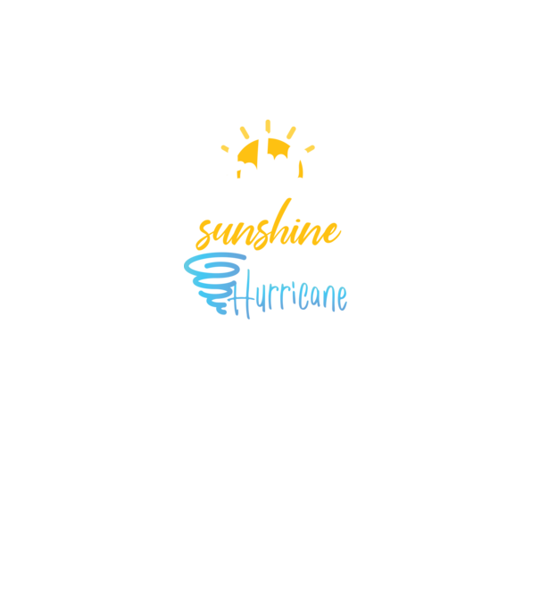October Girls are Sunshine mixed with a little Hurricane model turcoaz pe tricou