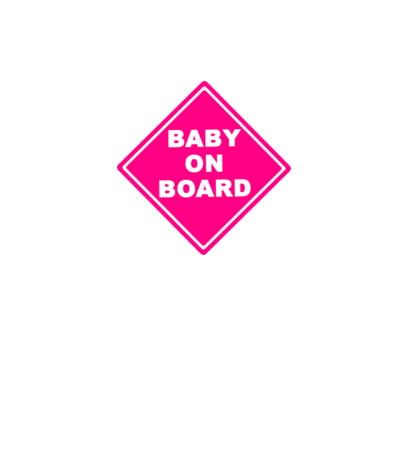 Baby on board model alb pe tricou