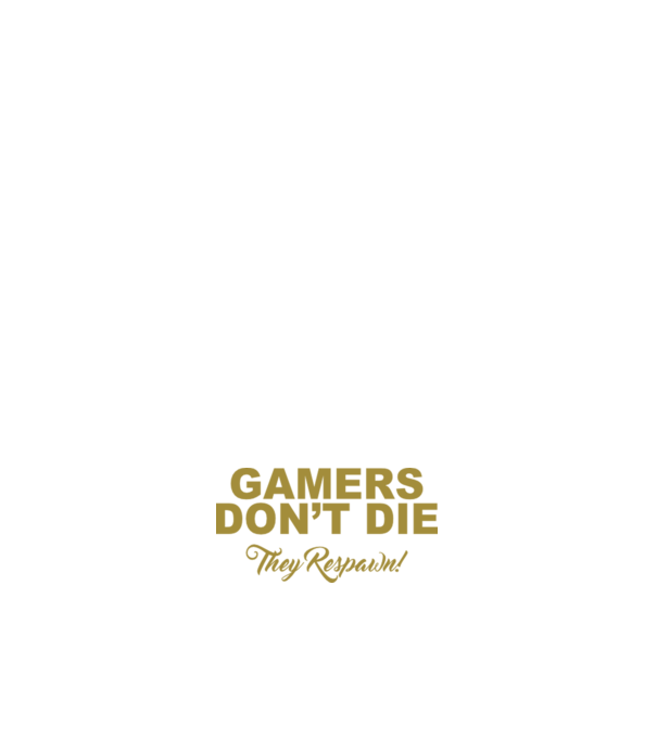 'Gamers don''t lie' model alb pe tricou