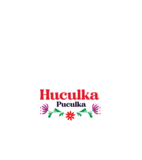 Huculka Puculka model alb pe tricou