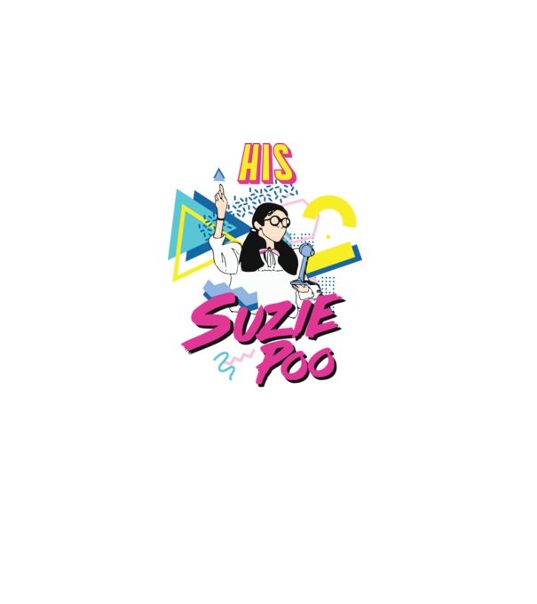 Stranger couple 80s retro Suzie model alb pe tricou