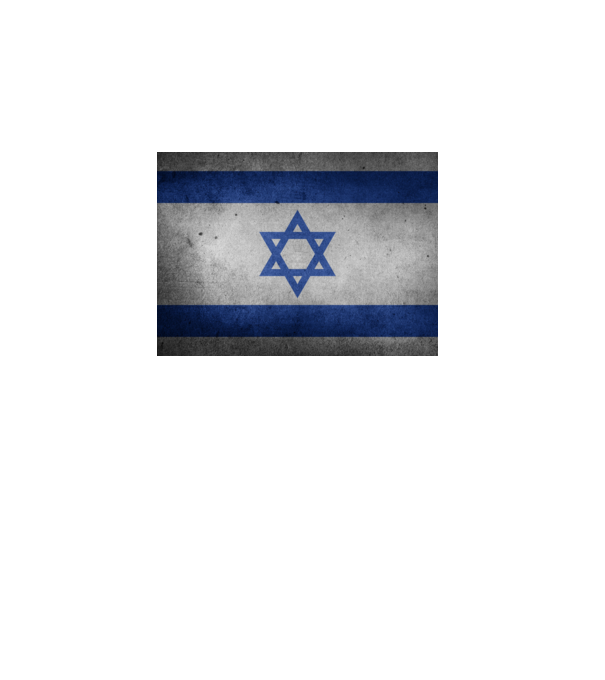 ISRAEL model turcoaz pe tricou