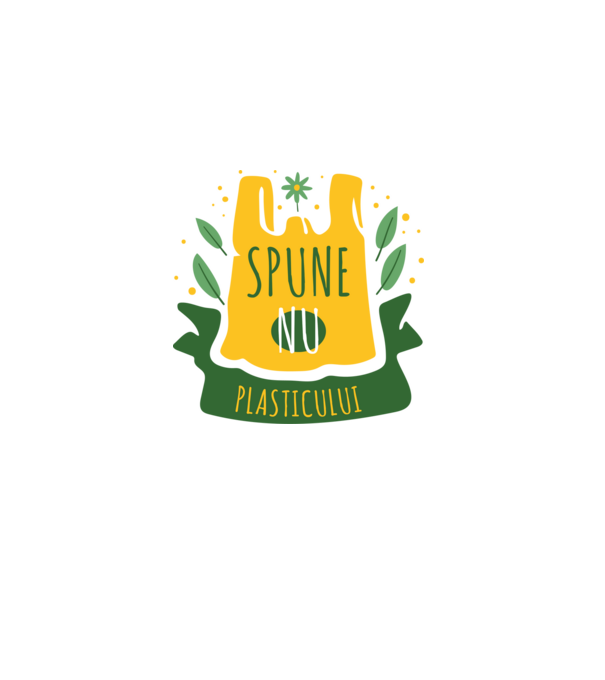 spune nu plasticului model gri pe tricou