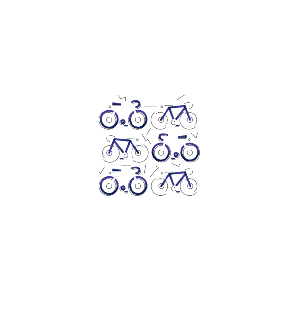 Bikes model gri pe tricou