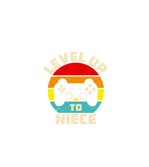 Level Up Niece model negru pe tricou