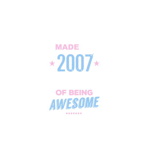 Made in - 2007 model roșu pe tricou