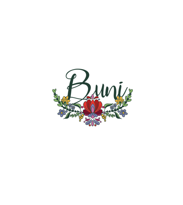 Buni model alb pe tricou