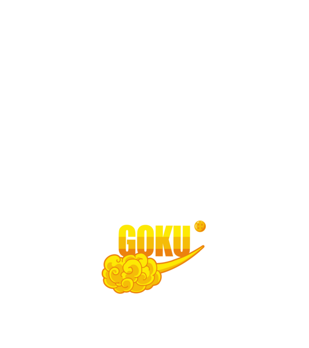 goku cloud model negru pe tricou