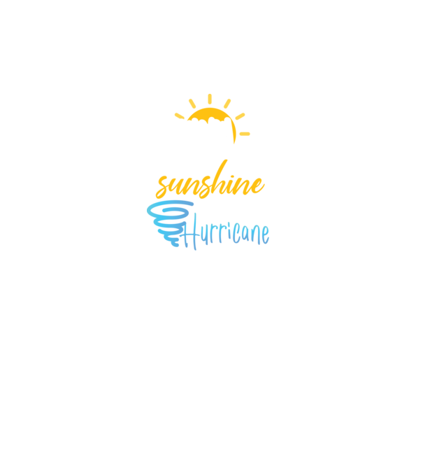 January Girls are Sunshine mixed with a little Hurricane model turcoaz pe tricou