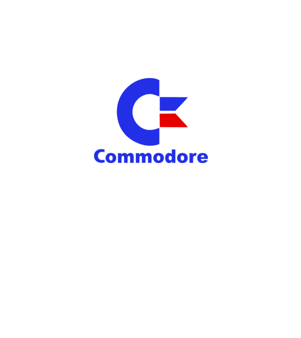 commodore 64 model alb pe tricou