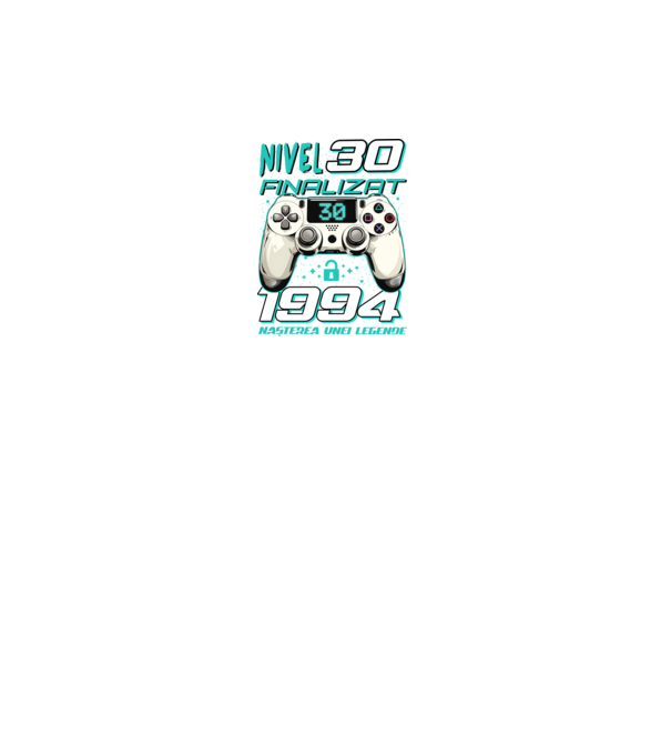 Nivel finalizat 30 1995 model negru pe tricou