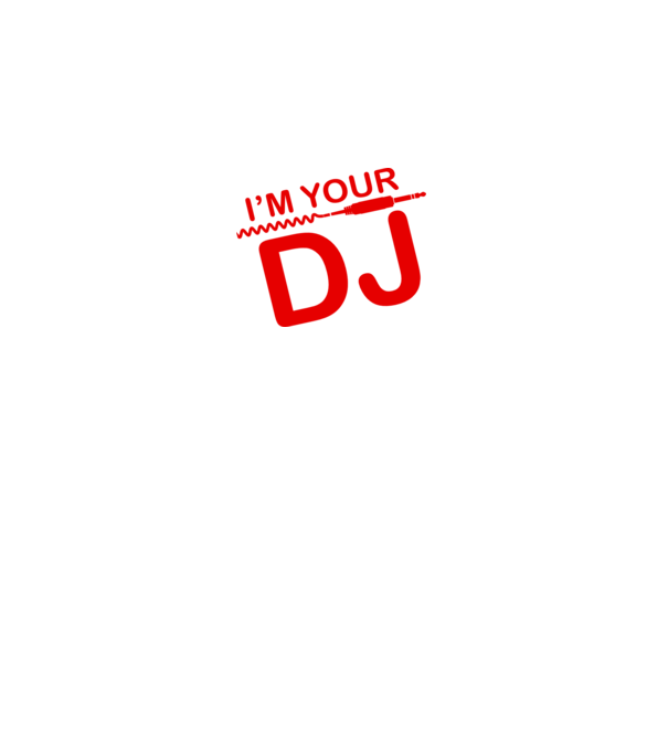 Im your DJ model negru pe tricou