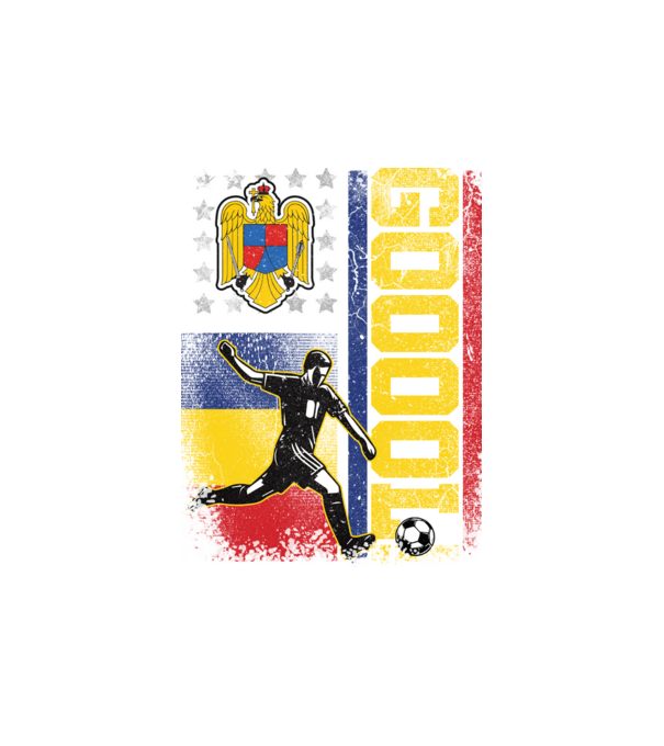 GOOOL model alb pe tricou