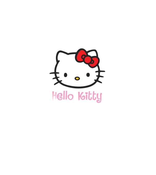 Hello Kitty model albastru închis pe tricou