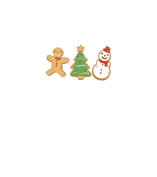 christmas cookies model negru pe tricou