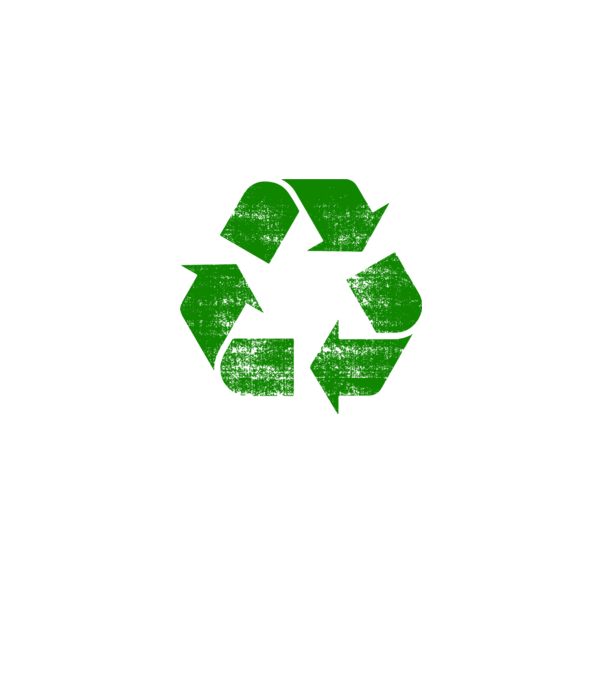 RECYCLE model negru pe tricou