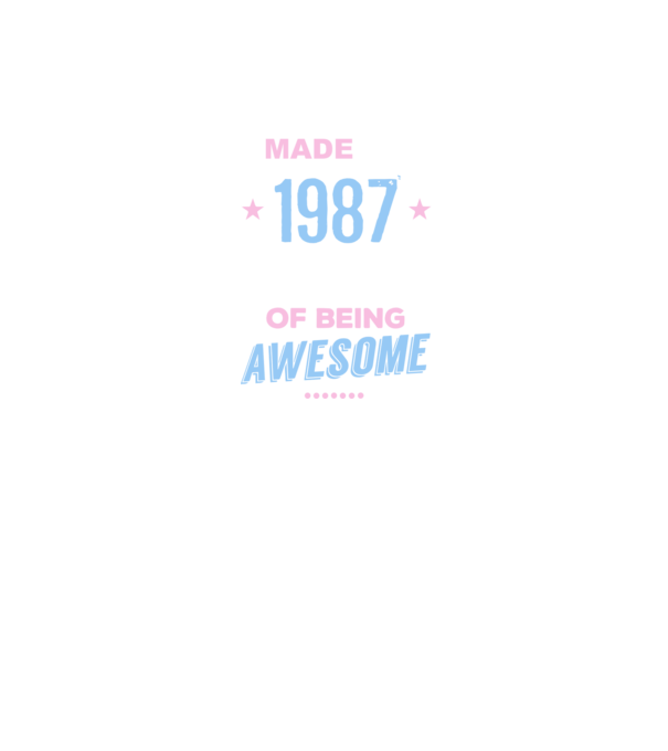 Made in - 1987 model verde pe tricou