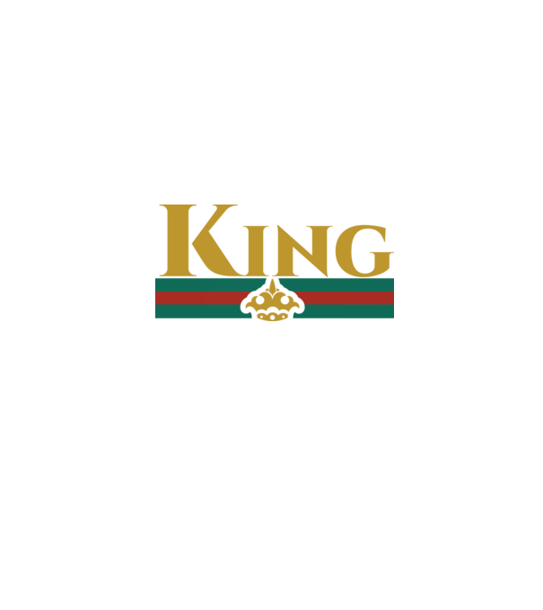 Gucci king model negru pe tricou