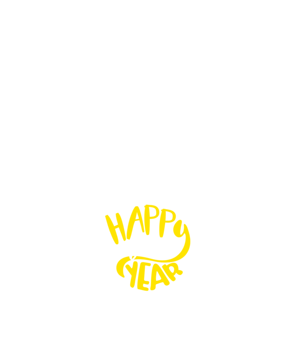 Happy new 2019 model negru pe tricou