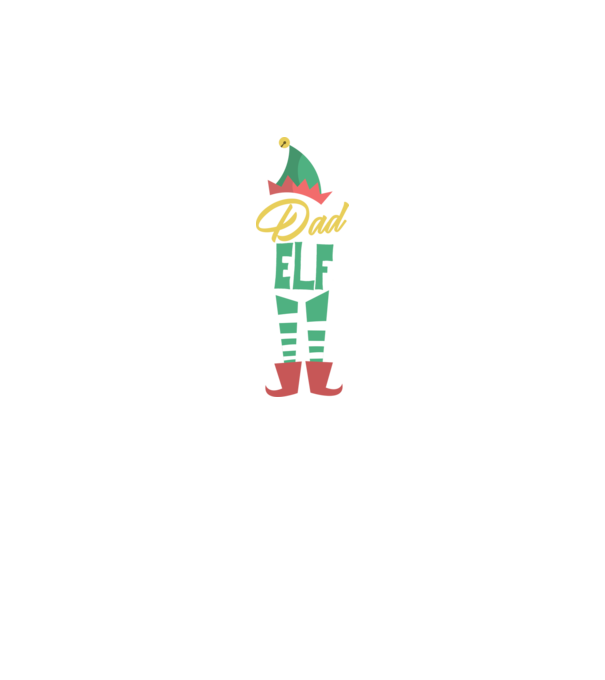 Elf family dad model negru pe tricou