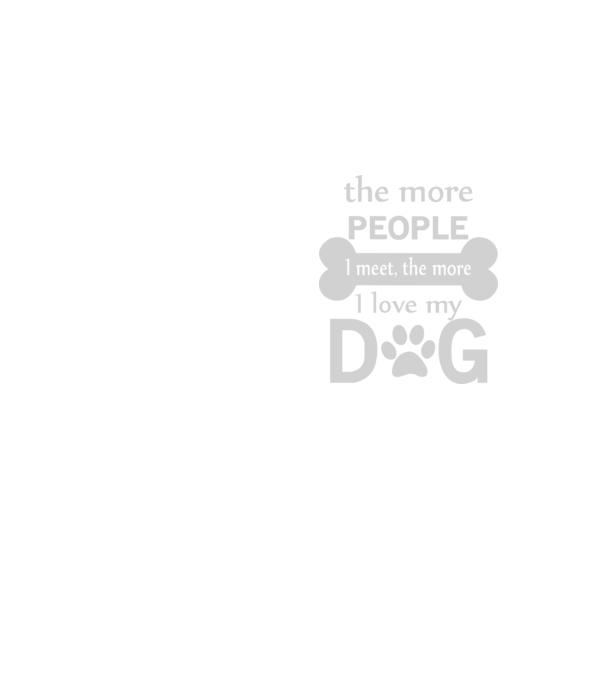 The more people i meet model galben neon pe tricou
