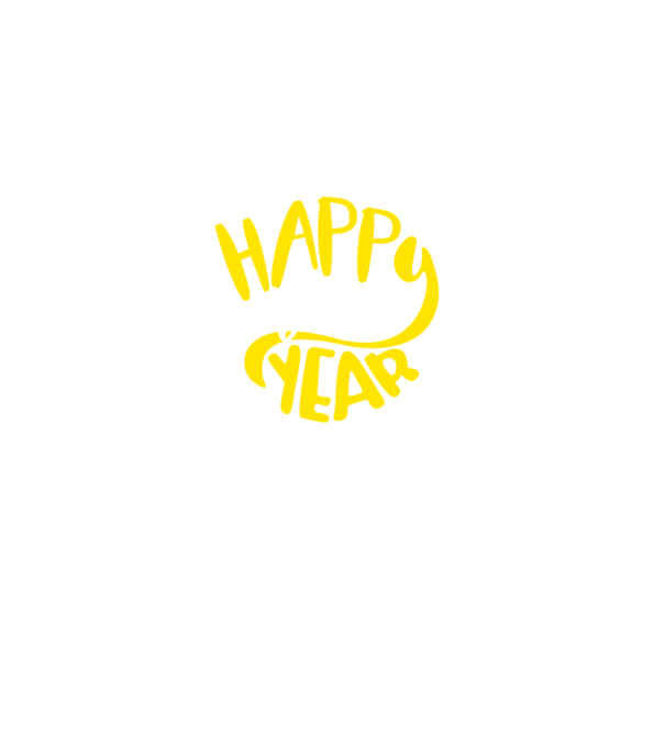 Happy new 2019 model negru pe tricou
