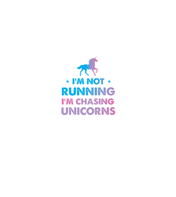Unicorn Alergare model alb pe tricou