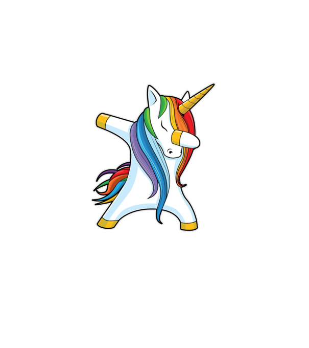 DAB Unicorn 2 model gri pe tricou